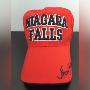 Niagara Falls Script Cap Adjustable Baseball Cap..